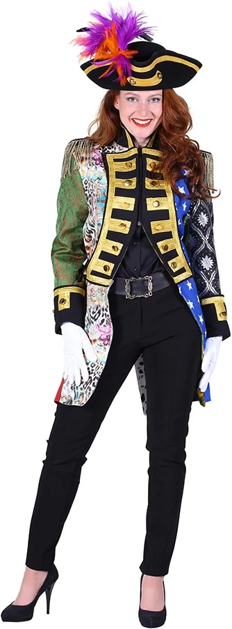 Admiraals Jas Patchwork Voor Dames 2 Admiraals Jas Patchwork Voor Dames - Afbeelding 2