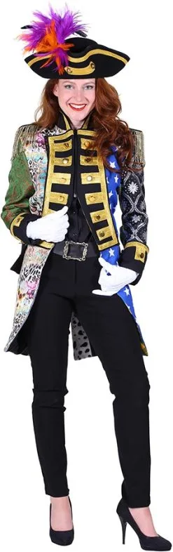 Admiraals Jas Patchwork Voor Dames