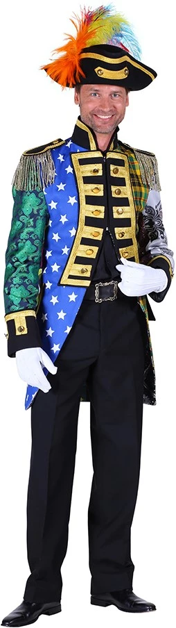 Admiraals Jas Patchwork Voor Heren 2 Admiraals Jas Patchwork Voor Heren - Afbeelding 2