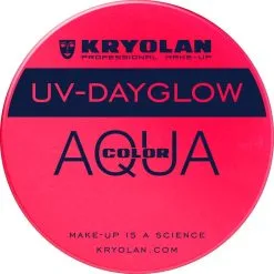 Aquacolor Kryolan UV-Dayglow Rood (8ml)