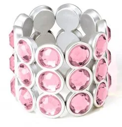 Armband Bling Bling Groot Roze