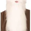 Baard Lang Met Snor Wit
