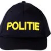 Baseball Cap Politie Zwart-Geel