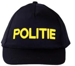 Baseball Cap Politie Zwart-Geel