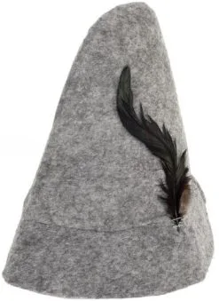 Bayern Hoed Grijs Met Veer