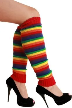 Beenwarmers Regenboog (smalle Streep)