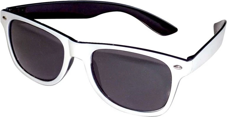 Blues Brothers Bril Wit/Zwart 1 Blues Brothers Bril Wit/Zwart