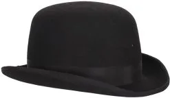 Bolhoed Zwart Wolvilt