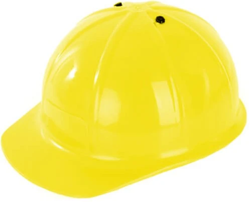 Bouwvakkershelm Geel 1 Bouwvakkershelm Geel