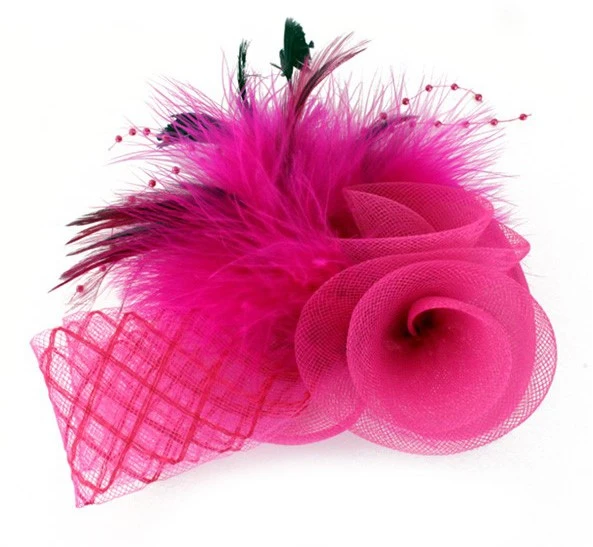 Broche Tule Met Tubes, Kraaltjes En Veertjes Pink 2 Broche Tule Met Tubes, Kraaltjes En Veertjes Pink - Afbeelding 2