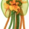 Broche Venice Oranje/Groen