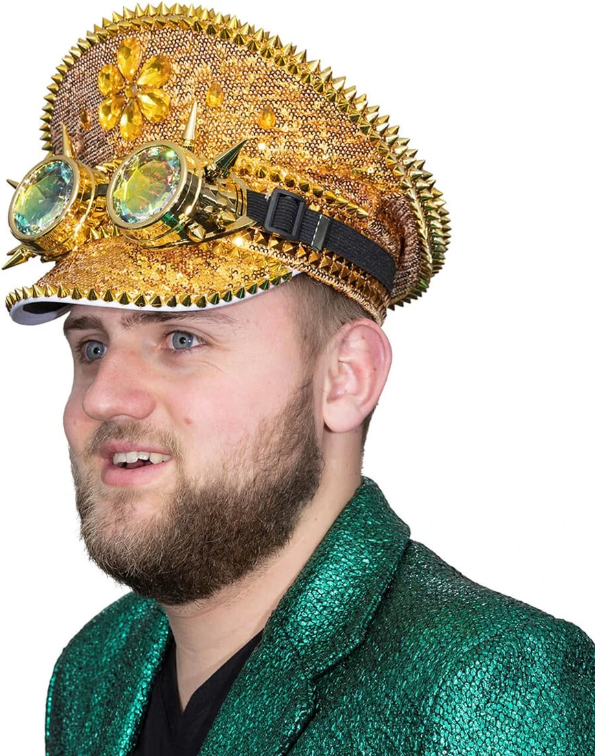 Burningman Pet Goud Luxe Met Bril 2 Burningman Pet Goud Luxe Met Bril - Afbeelding 2