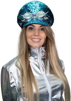 Burningman Pet Turquoise Luxe Met Bril -Kostuum Winkel burningman pet turquoise luxe met bril 3