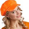 Cap Spangles Neon Oranje