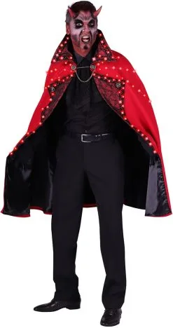 Cape Luxe Rood/Zwart Met LED-verlichting