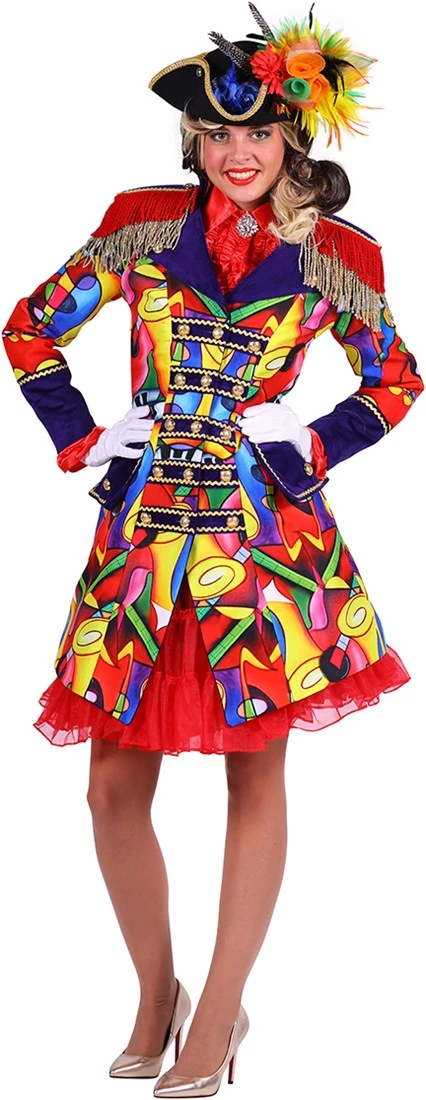 Carnavalsjas Celebration Muziek Voor Dames 2 Carnavalsjas Celebration Muziek Voor Dames - Afbeelding 2