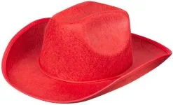 Cowboyhoed Rood Vilt