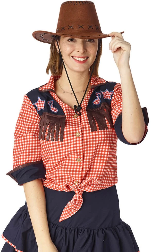 Cowboyhoed Suede Bruin 1 Cowboyhoed Suede Bruin