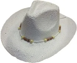 Cowboyhoed Wit + Ketting