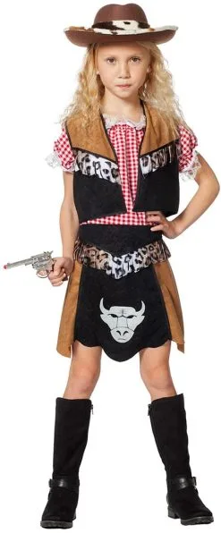 Cowgirl Kostuum Buffalo Voor Meisjes