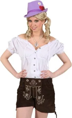 Damesblouse Tirol Wit