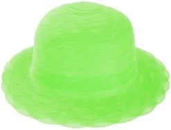 Dameshoed Organza Lime Groen