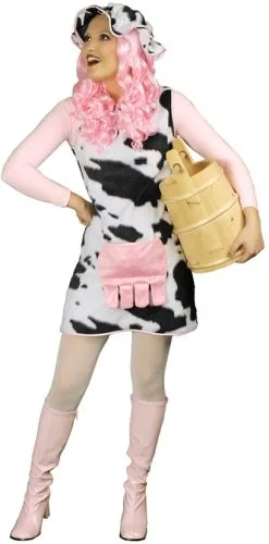 Damesjurkje Koe Pluche + Muts