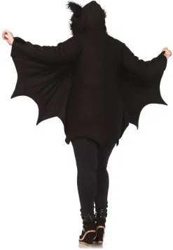 LEG AVENUE Dameskostuum Cozy Bat -Kostuum Winkel dameskostuum cozy bat plus size achterkant
