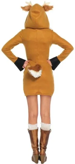 LEG AVENUE Dameskostuum Cozy Fawn (Hertje) -Kostuum Winkel dameskostuum cozy fawn hertje 3