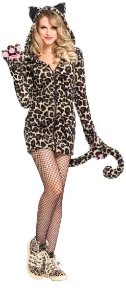 LEG AVENUE Dameskostuum Cozy Leopard