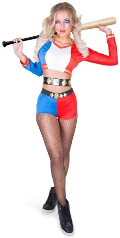 Dameskostuum Crazy Rebel Harlequin