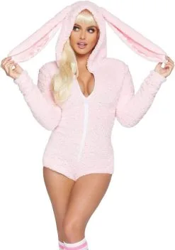 LEG AVENUE Dameskostuum Cuddle Bunny Roze -Kostuum Winkel dameskostuum cuddle bunny roze 2