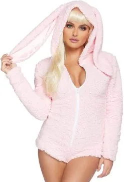 LEG AVENUE Dameskostuum Cuddle Bunny Roze -Kostuum Winkel dameskostuum cuddle bunny roze 3
