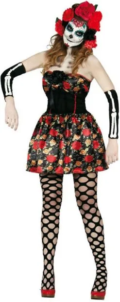 Dameskostuum Dia De Muertos