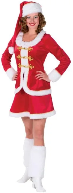Dameskostuum Kerstvrouw Luxe