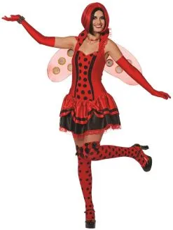 Dameskostuum Sexy Lieveheersbeestje