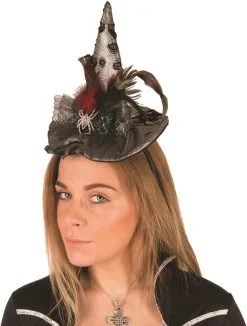 Diadeem Met Heksenhoedje En Spin