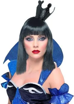 Diadeem Met Mini Kroontje Zwart