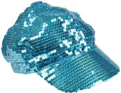 Disco Pet Pailletten Blauw