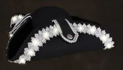 Driesteek Zwart-Zilver Met Witte LED-verlichting