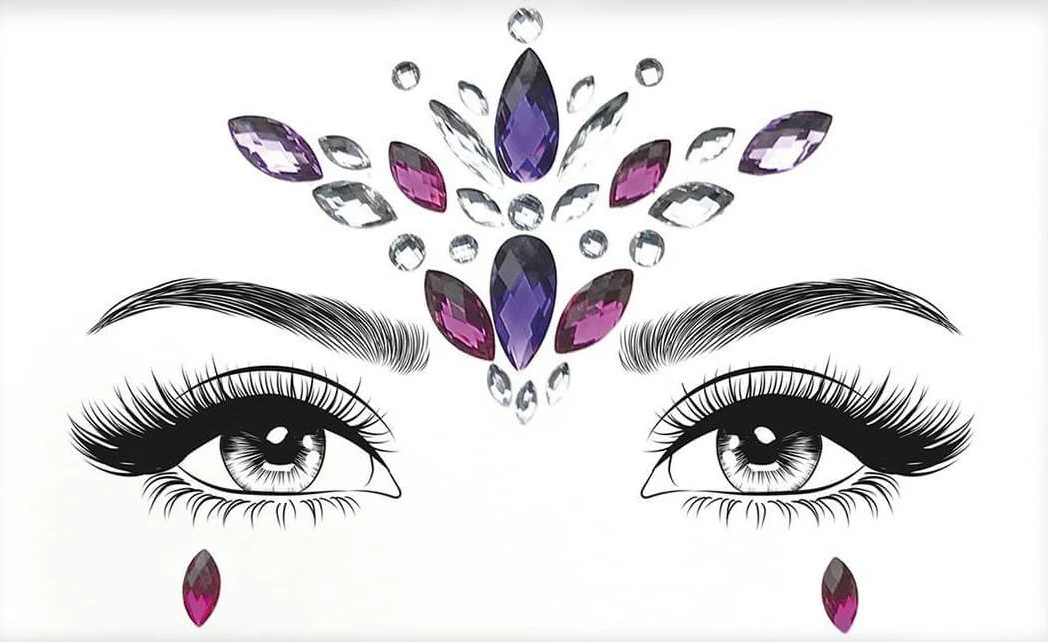 Face Jewels Unicorn Fantasy 1 Face Jewels Unicorn Fantasy