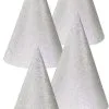 Feesthoedjes Glitter Zilver Karton (4st.)