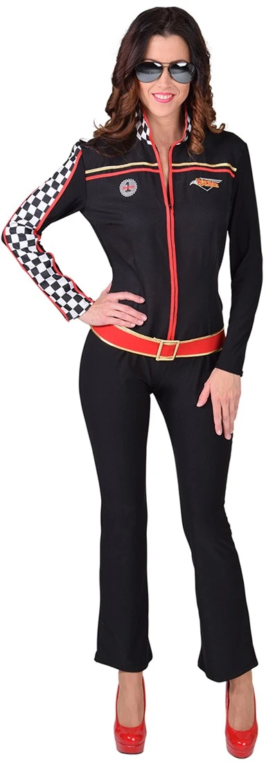 Formule 1 Race Catsuit Zwart Voor Dames 1 Formule 1 Race Catsuit Zwart Voor Dames