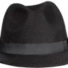Gangster Hoed Zwart Luxe