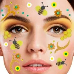 Gezicht Stickers Bijtje