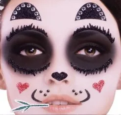 Gezicht Stickers Panda