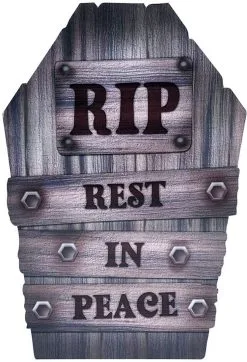 Grafsteen Halloween RIP - 56cm