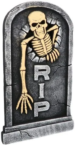 Grafsteen Skeleton RIP - 56x33cm