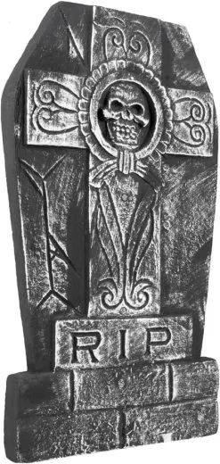 Grafsteen Skull Cross RIP 50X27cm