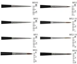 Grimas Penseel Marterhaar Rond